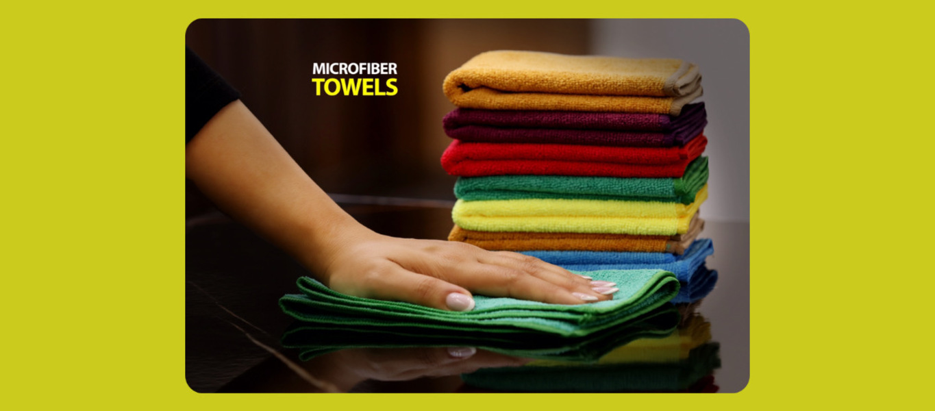 خرید عمده دستمال میکروفایبر تخصصی بدنه خودرو ناب فایبر