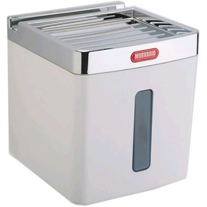 جا دستمال توالت سفید - کروم