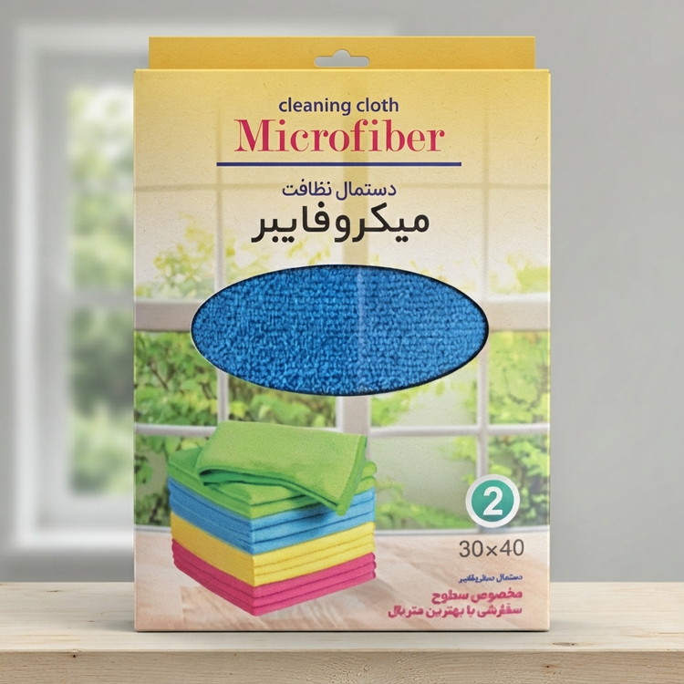 دستمال های میکروفایبر اصلی با کیفیت عالی